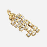 Farrah B Jewelry | Best Friend BFF Charm - Gold