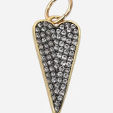 Farrah B Jewelry | Gunmetal Heart Charm