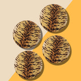 Bengal Print Coaster - Boxed Set Of Four