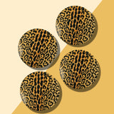 Leopard Print Coaster - Boxed Set Of Four