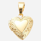 Farrah B Jewelry | Locket Heart Charms - Gold