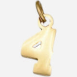 Farrah B Jewelry | Varsity Number Charms - Gold