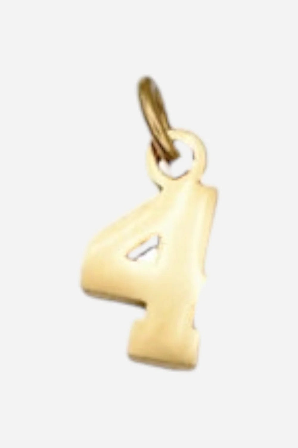 Farrah B Jewelry | Varsity Number Charms - Gold