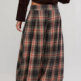 We The Free | Moonflower Plaid Balloon Pant - Black Combo