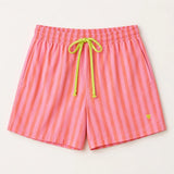Kerri Rosenthal | Weekend Stripe Short - Palm Pink-Cali Rose