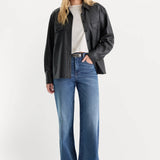 Good American | Soft Tech Good Waist Palazzo Jean - Ridicule