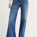 Good American | Soft Tech Good Waist Palazzo Jean - Ridicule