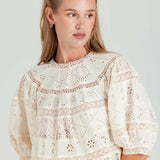 We Are Sundays | Dureya Top - Moonbeam Eyelet