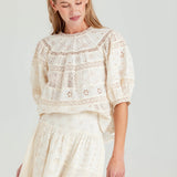 We Are Sundays | Dureya Top - Moonbeam Eyelet