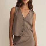 Z Supply | Noelle Jersey Top - Perfectly Taupe