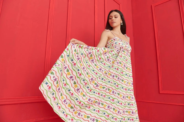 Celia B | Lola Dress Floral - White