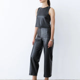 Ripley Rader - Vegan Leather Tank Top - Black