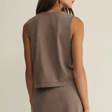 Z Supply | Noelle Jersey Top - Perfectly Taupe
