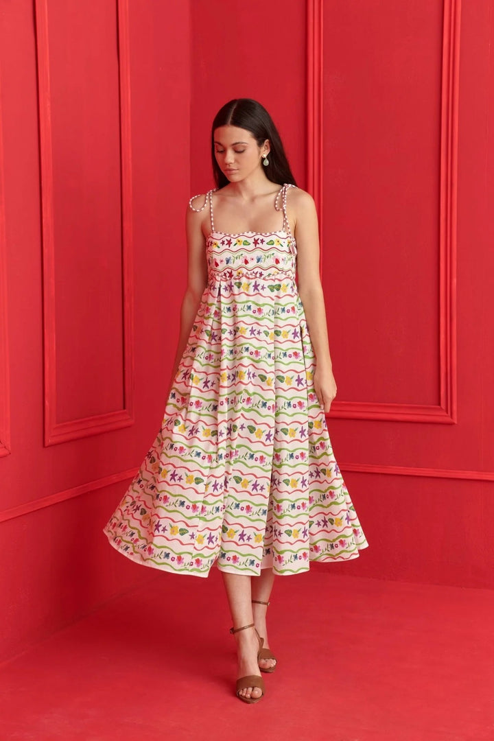 Celia B | Lola Dress Floral - White