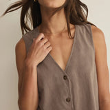 Z Supply | Noelle Jersey Top - Perfectly Taupe