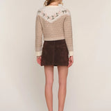 Heartloom | Jina Suede Skirt - Bittersweet