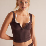 Free People | Simply Soft Cami - Teak