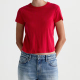 AG Jeans | Sadie Crew Tee - Recording Red