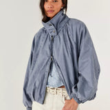 Free People | Chelsea Funnel-Neck Jacket - Flint Stone