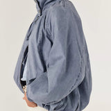 Free People | Chelsea Funnel-Neck Jacket - Flint Stone