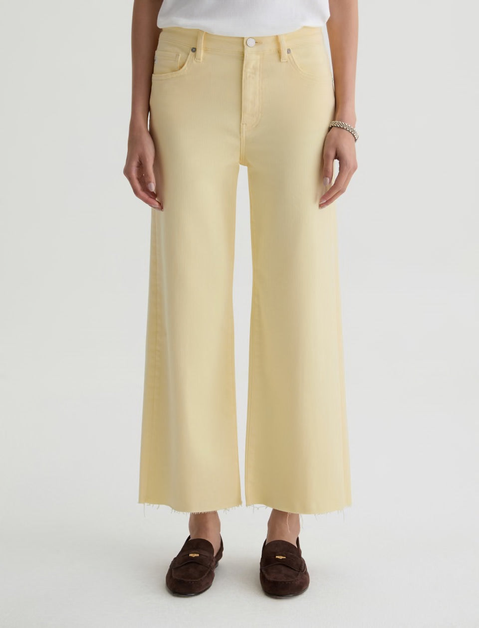 AG Jeans | Saige Wide Leg Crop - Sunlight Yellow