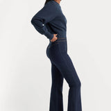 Good American | Good Classic Bootcut Seamed Pant - Rinse