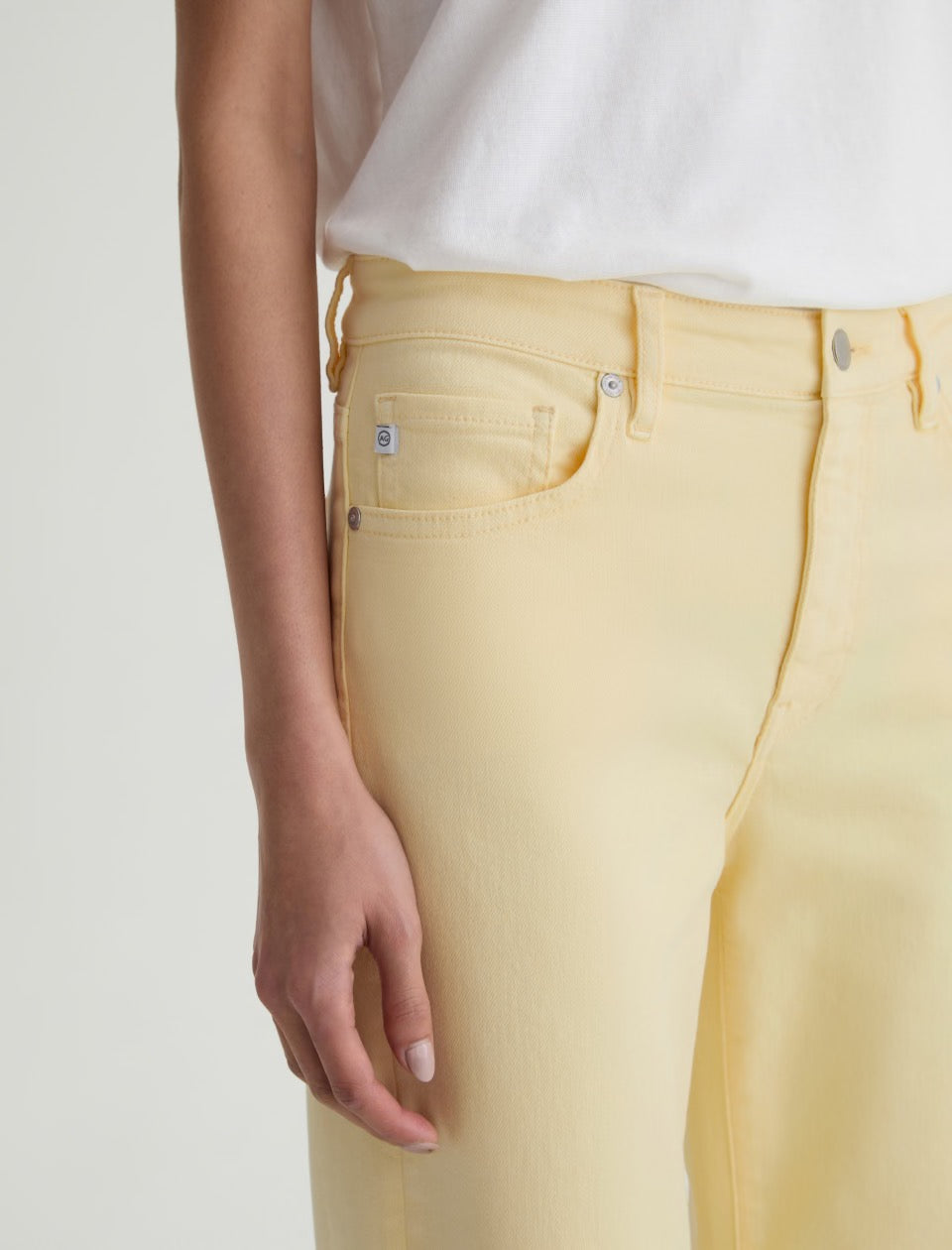 AG Jeans | Saige Wide Leg Crop - Sunlight Yellow