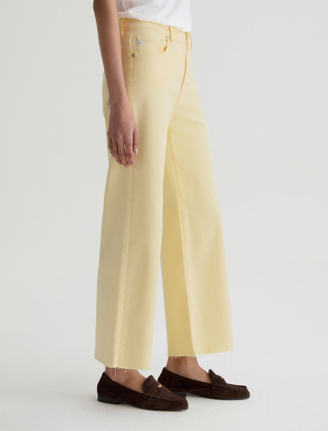 AG Jeans | Saige Wide Leg Crop - Sunlight Yellow