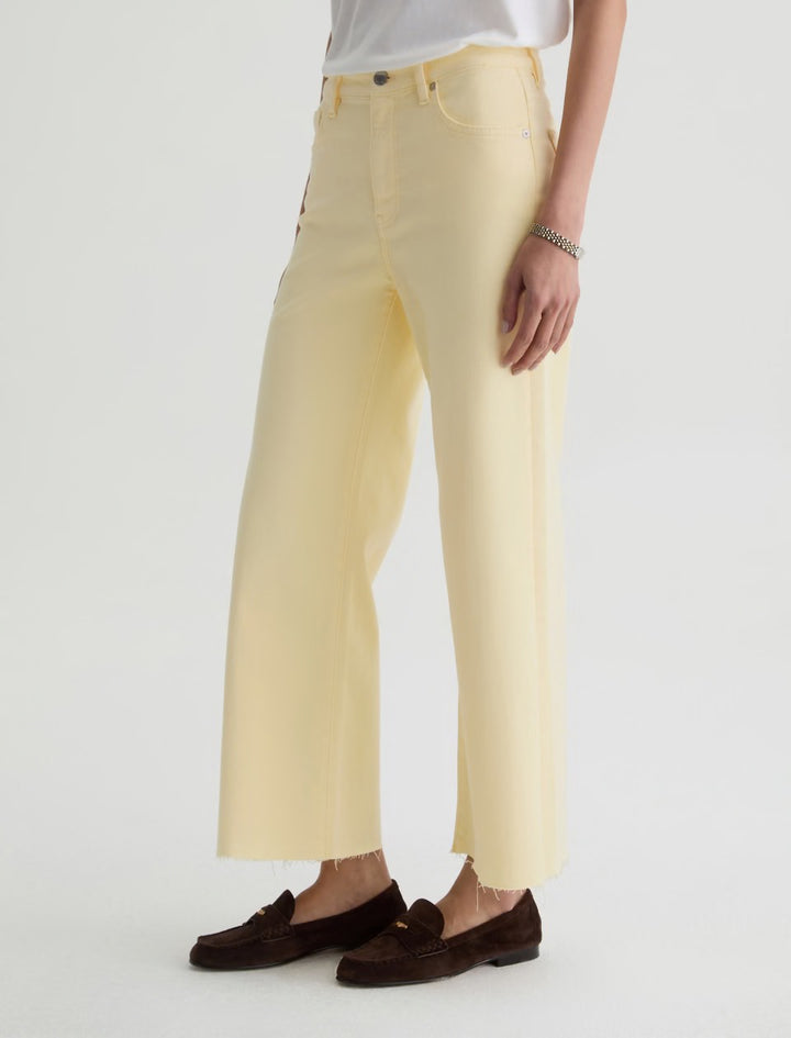 AG Jeans | Saige Wide Leg Crop - Sunlight Yellow