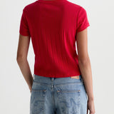 AG Jeans | Sadie Crew Tee - Recording Red