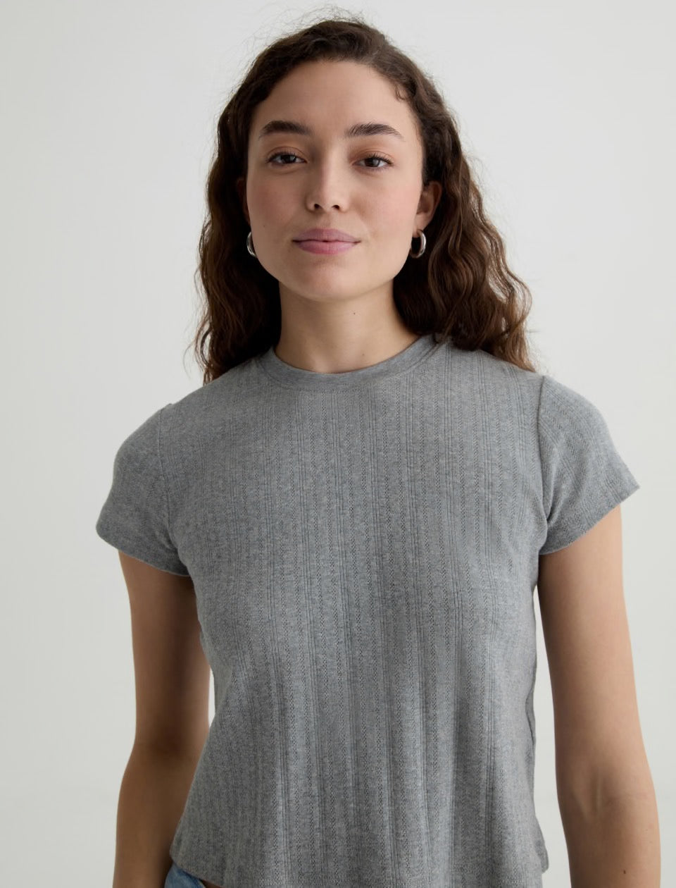 AG Jeans | Sadie Crew Tee - Heather Grey
