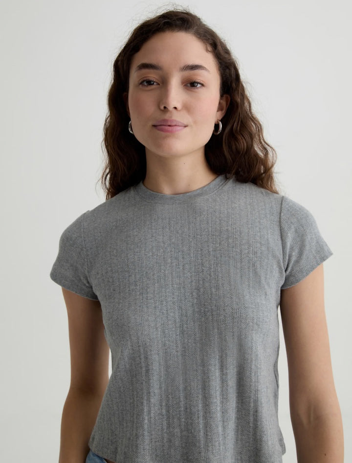 AG Jeans | Sadie Crew Tee - Heather Grey