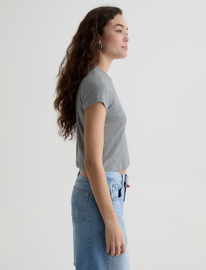 AG Jeans | Sadie Crew Tee - Heather Grey