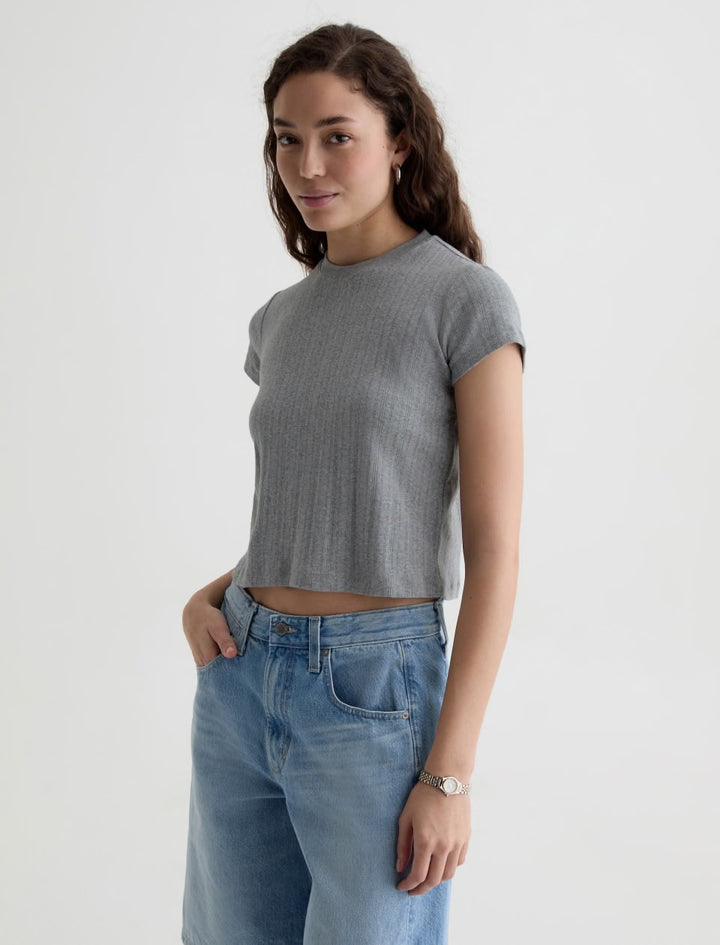 AG Jeans | Sadie Crew Tee - Heather Grey