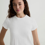 AG Jeans | Sadie Crew Tee - Powder
