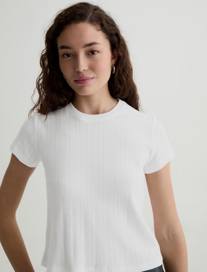 AG Jeans | Sadie Crew Tee - Powder