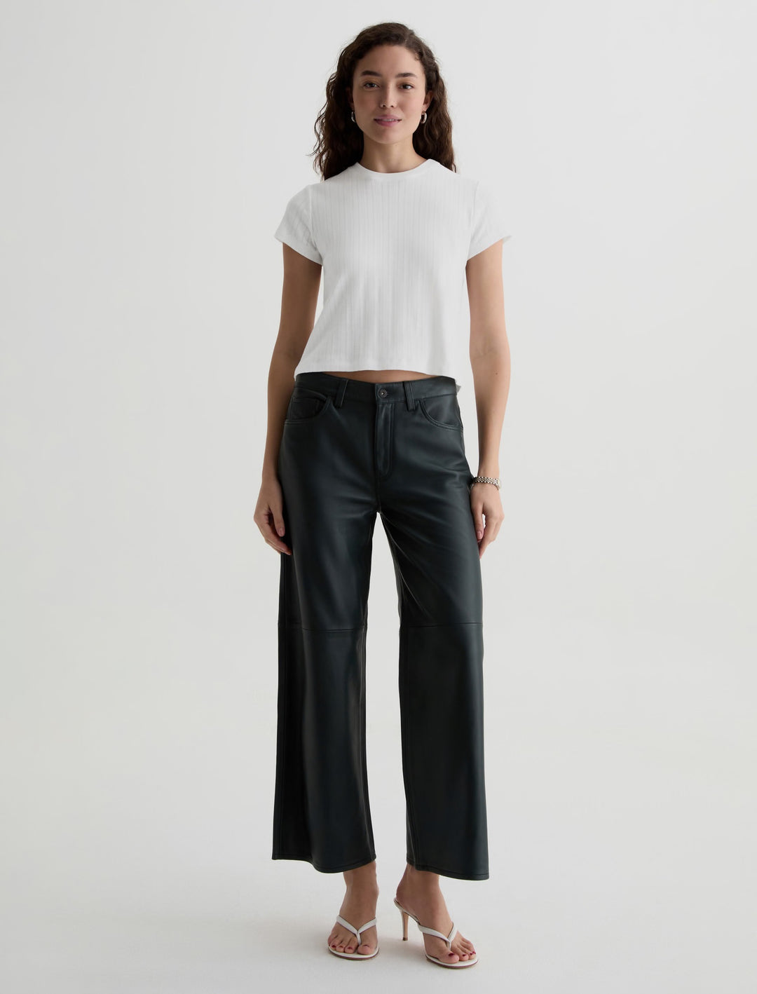 AG Jeans | Sadie Crew Tee - Powder