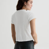 AG Jeans | Sadie Crew Tee - Powder