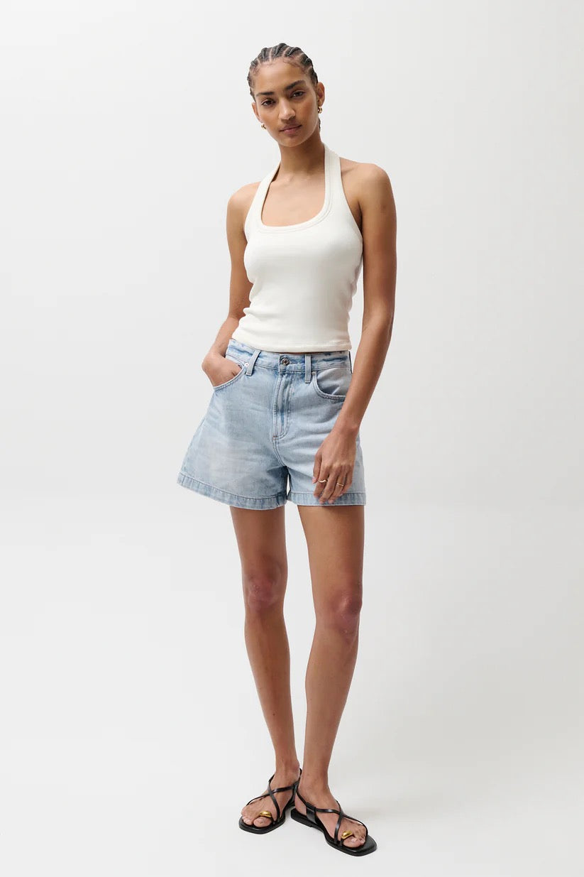 Pistola | Saige High Rise A-Line Short - Berkeley