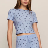 Z Supply | Ditsy Tee - Crystal Blue