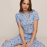 Z Supply | Ditsy Tee - Crystal Blue