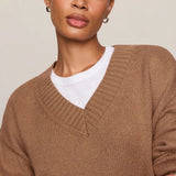 Z Supply | Cloud Spun V-Neck Sweater - Golden Caramel