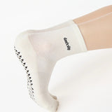 Pointe Studio | Women's Don't Slip Ankle Grip Sock - White