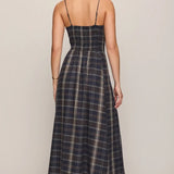 Z Supply | Evermore Plaid Midi Dress - Eclipse