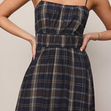 Z Supply | Evermore Plaid Midi Dress - Eclipse