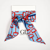 Gameday Luxe | Gameday Signature Scarf - Light Blue, Red, & Navy