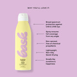 Bask Sunscreen |  SPF 50 Non-Aerosol Spray Sunscreen
