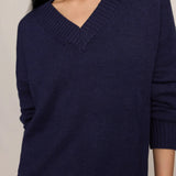 Z Supply | Cloud Spun V-Neck Sweater - Oxford Blue