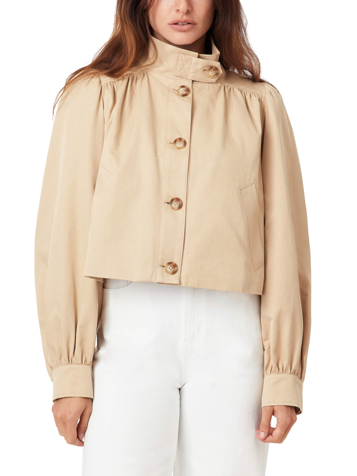 Habitual | Cropped Swing Jacket - British Tan