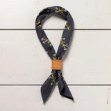 Jenni Earle | Leather Bandana Slide - Arched Scarf Ring